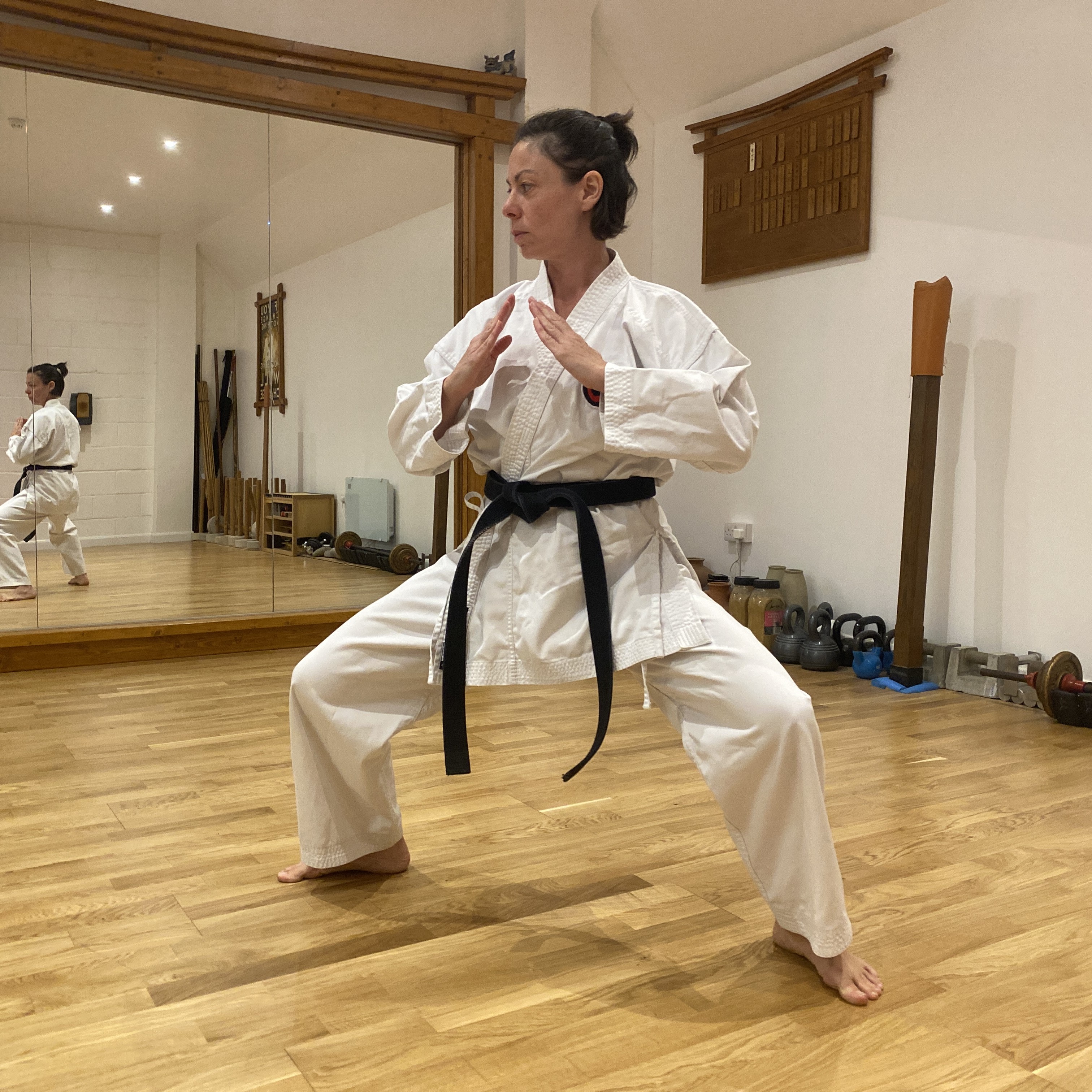 Rosalia performing Seiunchin kata